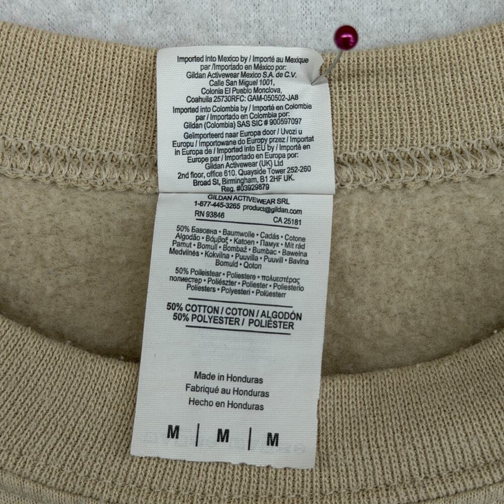 WATCH HILL Sweatshirt Mens M Rhode Island Westerly East Beach Pullover Beige - Picture 8 of 12